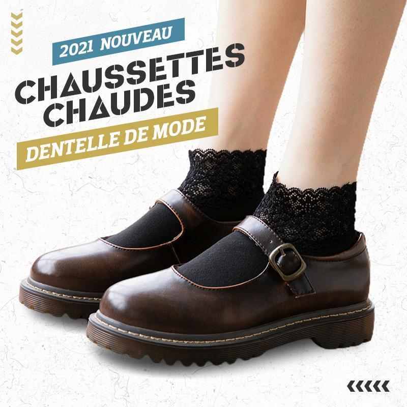 2023 Nouveautés Chaussettes chaudes en dentelle-5